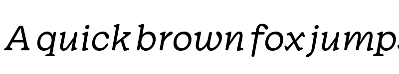 Preview of FONTSPRING DEMO - Wonder Extralight Italic font