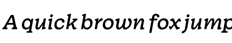 Preview of FONTSPRING DEMO - Wonder Italic font