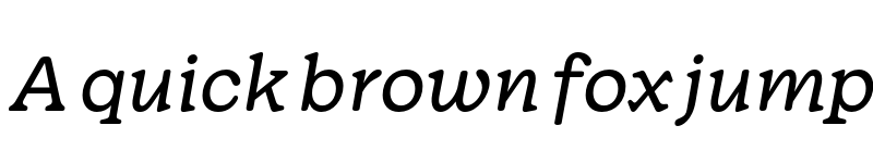 Preview of FONTSPRING DEMO - Wonder Light Italic font