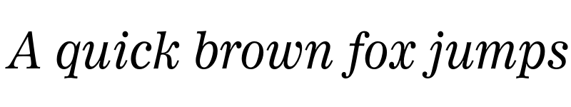 Preview of FONTSPRING DEMO - Worldwide Italic font