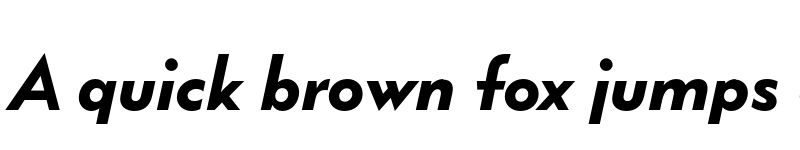 Preview of FONTSPRING DEMO - Wright Deco ExtraBold It Regular font