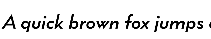 Preview of FONTSPRING DEMO - Wright Deco SemiBold It Regular font