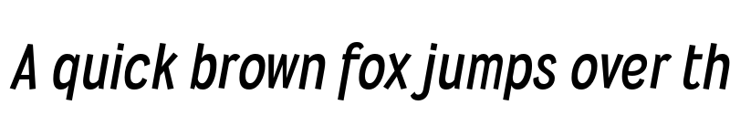 Preview of FONTSPRING DEMO - Wyvern Rg Bold Italic font