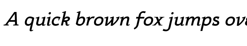 Preview of FONTSPRING DEMO - Xcetera Bold italic font