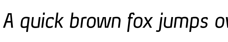 Preview of FONTSPRING DEMO - Xenu Rg Italic font