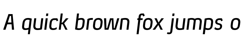 Preview of FONTSPRING DEMO - Xenu Sb Italic font