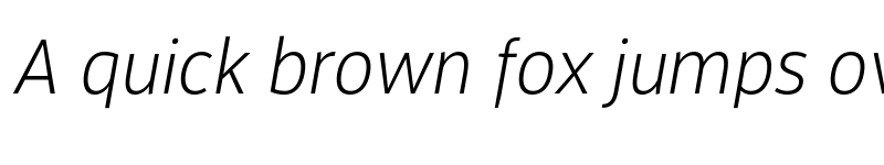 Preview of FONTSPRING DEMO - xL Book Italic font