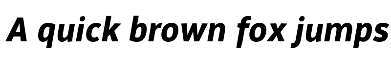 Preview of FONTSPRING DEMO - xL Heavy Italic font