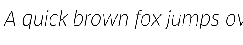 Preview of FONTSPRING DEMO - xL Light Italic font