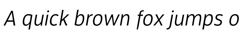 Preview of FONTSPRING DEMO - xL Regular Italic font