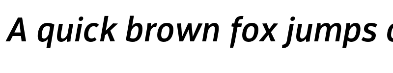 Preview of FONTSPRING DEMO - xL Semi Bold Italic font