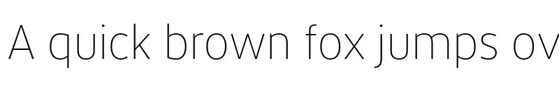 Preview of FONTSPRING DEMO - xL Thin Regular font