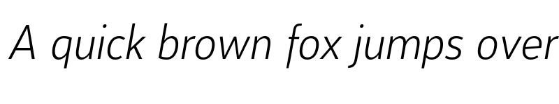 Preview of FONTSPRING DEMO - xS Book Italic font