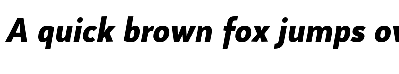 Preview of FONTSPRING DEMO - xS Heavy Italic font