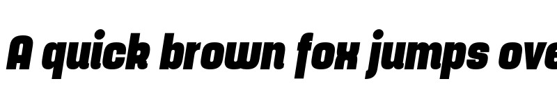 Preview of FONTSPRING DEMO - Yoshida Sans Black Condensed Italic font