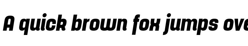 Preview of FONTSPRING DEMO - Yoshida Sans Bold Condensed Italic font