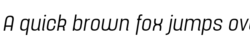 Preview of FONTSPRING DEMO - Yoshida Sans Light Condensed Italic font