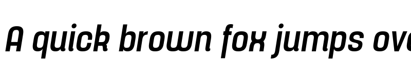 Preview of FONTSPRING DEMO - Yoshida Sans Medium Condensed Italic font