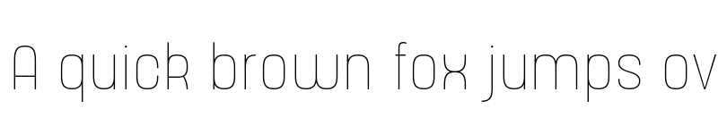 Preview of FONTSPRING DEMO - Yoshida Sans Thin Condensed Regular font