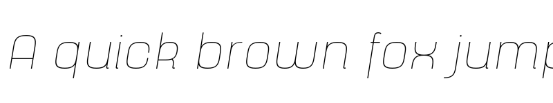 Preview of FONTSPRING DEMO - Yoshida Sans Thin Italic font