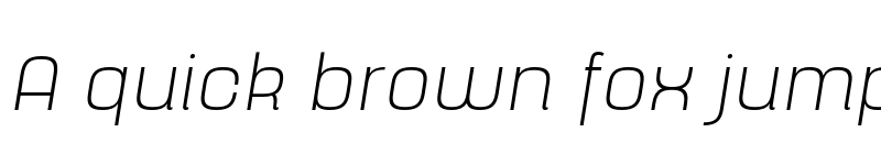 Preview of FONTSPRING DEMO - Yoshida Sans Ultra Light Italic font