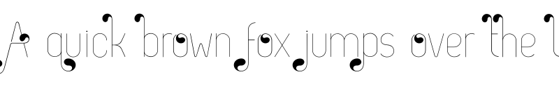 Preview of FONTSPRING DEMO - Zag Drops Thin Regular font