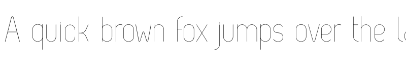 Preview of FONTSPRING DEMO - Zag Thin Regular font