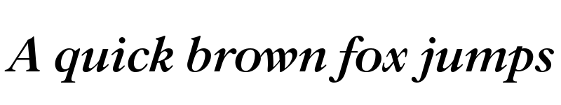 Preview of FONTSPRING DEMO - Zagolovochnaya Bold Italic font