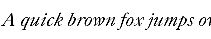 Preview of FONTSPRING DEMO - Zagolovochnaya Italic font