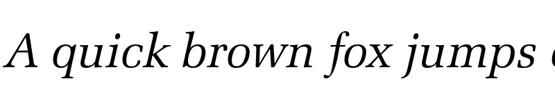 Preview of FONTSPRING DEMO - Zapf Elliptical 711 BT Italic font