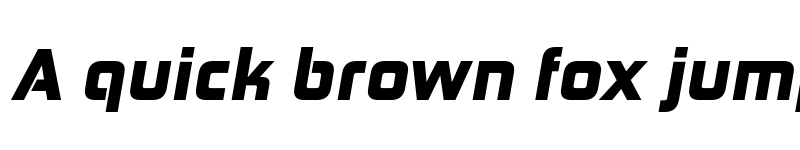 Preview of FONTSPRING DEMO - Zekton Bl Italic font