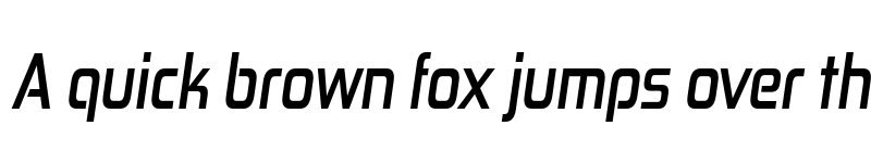 Preview of FONTSPRING DEMO - Zekton Cd Bd Bold Italic font