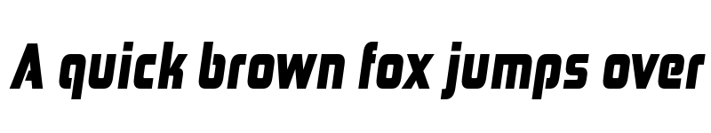 Preview of FONTSPRING DEMO - Zekton Cd Bl Italic font