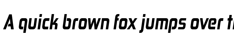 Preview of FONTSPRING DEMO - Zekton Cd Hv Italic font