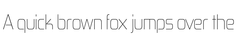 Preview of FONTSPRING DEMO - Zekton Cd Ul Regular font