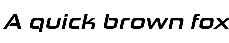 Preview of FONTSPRING DEMO - Zekton Ex Hv Italic font