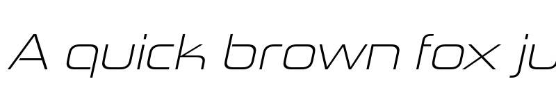 Preview of FONTSPRING DEMO - Zekton Ex Lt Italic font