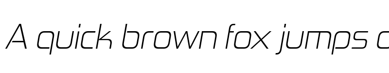 Preview of FONTSPRING DEMO - Zekton Lt Italic font