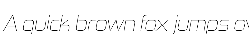 Preview of FONTSPRING DEMO - Zekton Ul Italic font