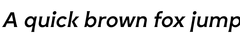 Preview of FONTSPRING DEMO - Zerno SemBd Italic font