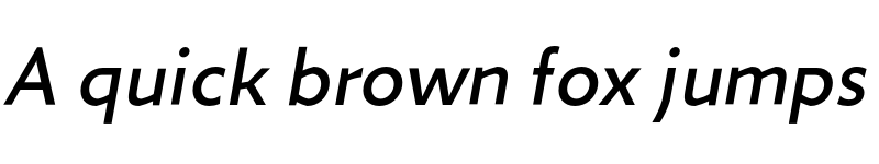 Preview of FONTSPRING DEMO - Zigfrid Italic font