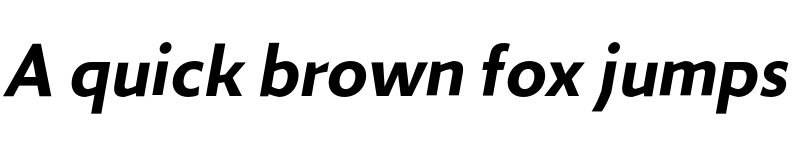 Preview of FONTSPRING DEMO - Zigfrid Medium Italic font