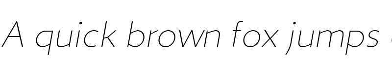 Preview of FONTSPRING DEMO - Zigfrid Thin Italic font