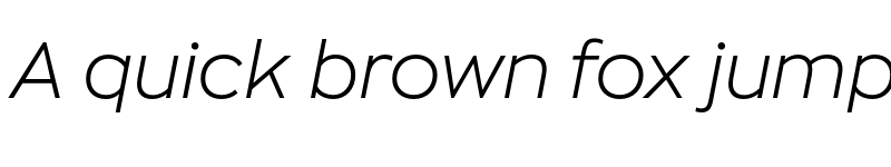 Preview of FONTSPRING DEMO - Zona Pro Light Italic font