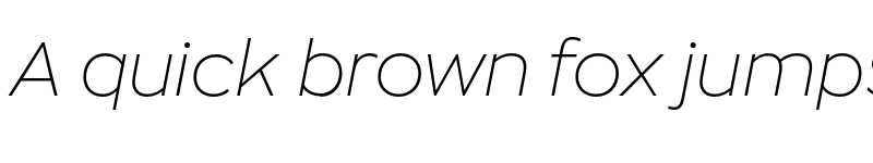 Preview of FONTSPRING DEMO - Zona Pro Thin Italic font