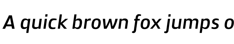 Preview of FONTSPRING DEMO - Zosimo Cyr DemiBold Italic font