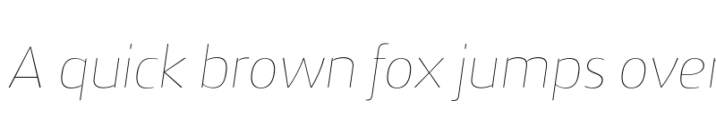 Preview of FONTSPRING DEMO - Zosimo Cyr UltraThin Italic font