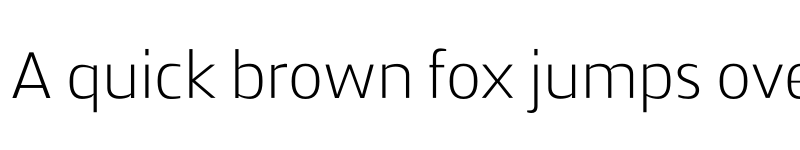 Preview of FONTSPRING DEMO - Zosimo Pro UltraLight Regular font