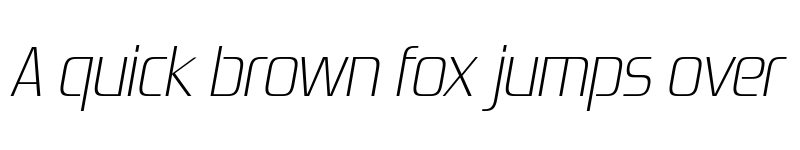 Preview of FONTSPRING DEMO - Zrnic El Italic font