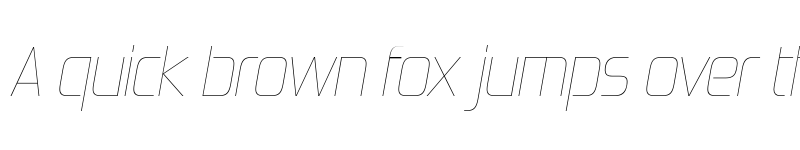 Preview of FONTSPRING DEMO - Zrnic Ul Italic font